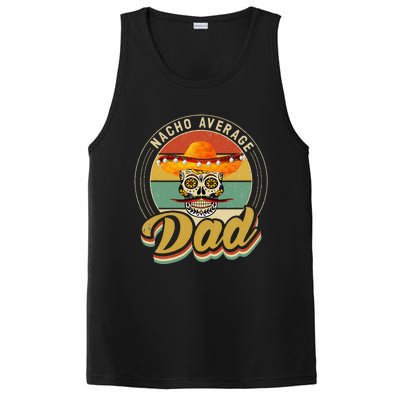 Nacho Average Dad For Mexican Nacho Loving Skull PosiCharge Competitor Tank