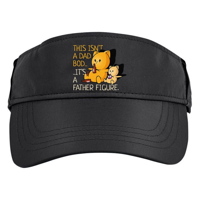 Not A Dad Bod. A Father Figure Funny Fathers Day Adult Drive Performance Visor
