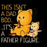 Not A Dad Bod. A Father Figure Funny Fathers Day Visor
