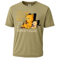 Not A Dad Bod. A Father Figure Funny Fathers Day Cooling Performance Crew T-Shirt