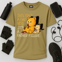 Not A Dad Bod. A Father Figure Funny Fathers Day Cooling Performance Crew T-Shirt