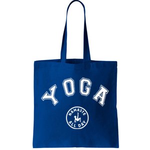 Namaste All Day Yoga Teacher Savasana Namaste Class Workout Gift Tote Bag