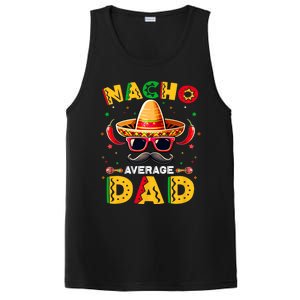 Nacho Average Dad Father Cinco De Mayo Mexican Fiesta PosiCharge Competitor Tank