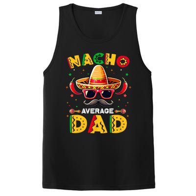 Nacho Average Dad Father Cinco De Mayo Mexican Fiesta PosiCharge Competitor Tank