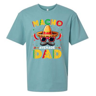 Nacho Average Dad Father Cinco De Mayo Mexican Fiesta Sueded Cloud Jersey T-Shirt