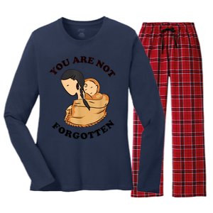 Native American Day Indian Pride Indigenous Native Day Women's Long Sleeve Flannel Pajama Set 