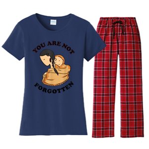 Native American Day Indian Pride Indigenous Native Day Women's Flannel Pajama Set