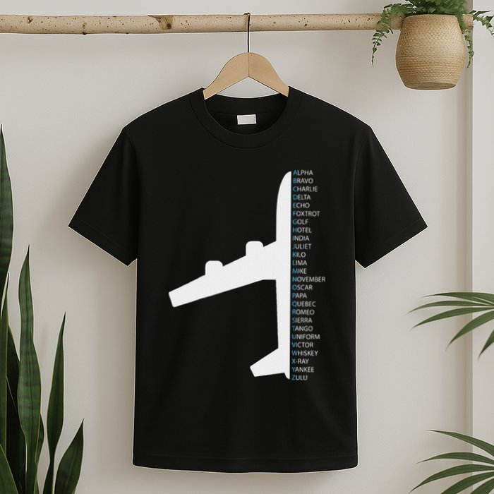 Nato Alphabet Design For A Air Traffic Controller T-Shirt