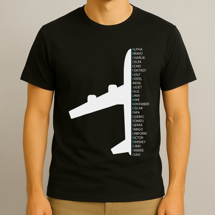 Nato Alphabet Design For A Air Traffic Controller T-Shirt