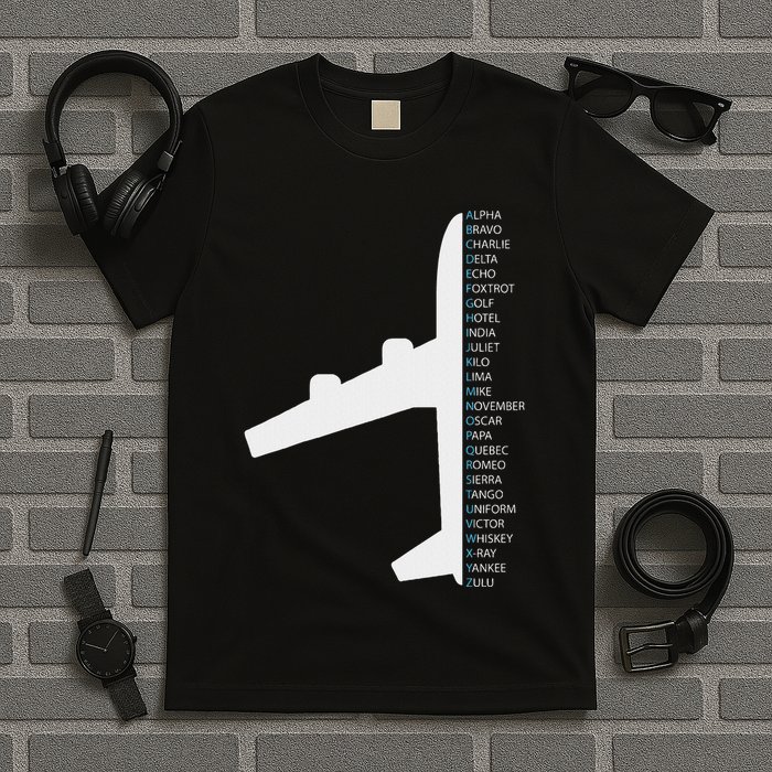 Nato Alphabet Design For A Air Traffic Controller T-Shirt