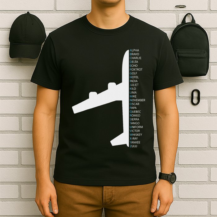 Nato Alphabet Design For A Air Traffic Controller T-Shirt
