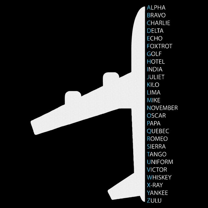 Nato Alphabet Design For A Air Traffic Controller T-Shirt