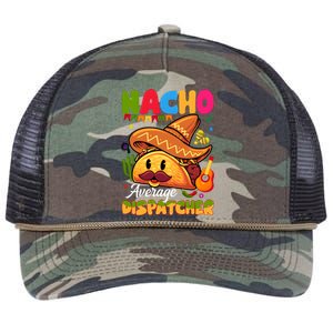 Nacho Average Dispatcher Mexican Mexico Nacho Lover Retro Rope Trucker Hat Cap