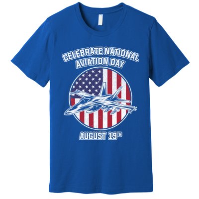 National Aviation Day Gift Premium T-Shirt