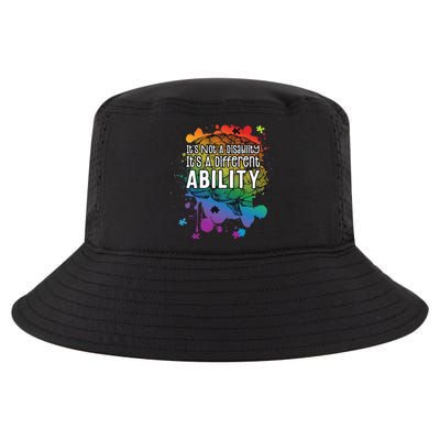 Not A Disability A Different Ability Autism Awareness Cute Cool Comfort Performance Bucket Hat