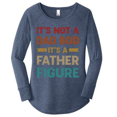 Not A Dad Bod Father Vintage For Father's Day Funny Gift Women's Perfect Tri Tunic Long Sleeve Shirt