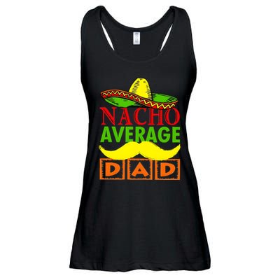 Nacho Average Dad Mexican Fiesta Ladies Essential Flowy Tank