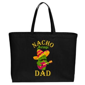 Nacho Average Dad Mexican Father Cinco De Mayo Daddy Fiesta Cotton Canvas Jumbo Tote