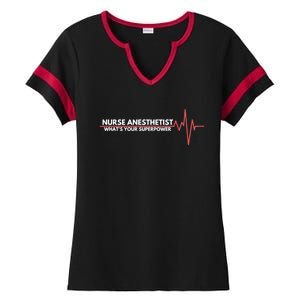 Nurse Appreciation Day Crna Anesthesia Nurse Students Gift Ladies Halftime Notch Neck Tee