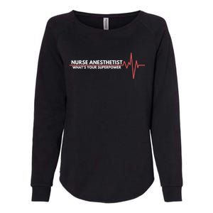 Nurse Appreciation Day Crna Anesthesia Nurse Students Gift Womens California Wash Sweatshirt