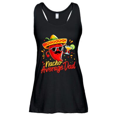 Nacho Average Daddy Dad Mexican Cinco De Mayo Father Fiesta Ladies Essential Flowy Tank