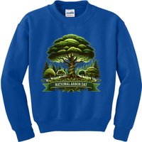 National Arbor Day Tree Care Happy Arbor Day Funny Gift Kids Sweatshirt