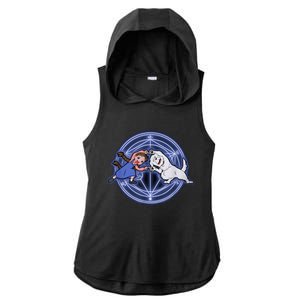 Nina Alexander Dance Alchemist Fusion Ladies PosiCharge Tri-Blend Wicking Draft Hoodie Tank