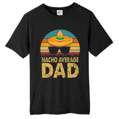 Nacho Average Dad Vintage Cinco De Mayo New Daddy To Be Tall Fusion ChromaSoft Performance T-Shirt