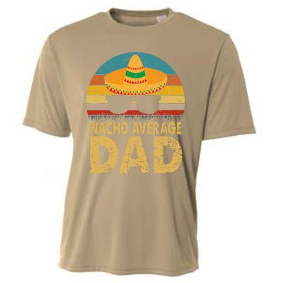 Nacho Average Dad Vintage Cinco De Mayo New Daddy To Be Cooling Performance Crew T-Shirt