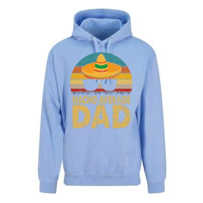 Nacho Average Dad Vintage Cinco De Mayo New Daddy To Be Unisex Surf Hoodie