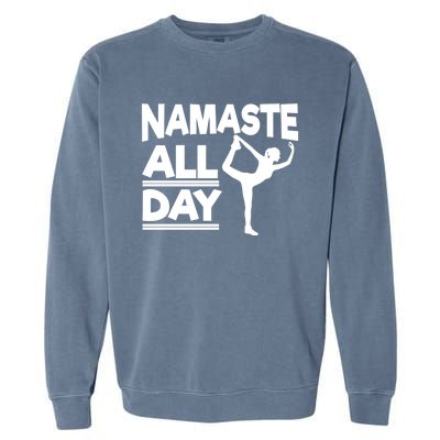 Namaste All Day Gift Garment-Dyed Sweatshirt