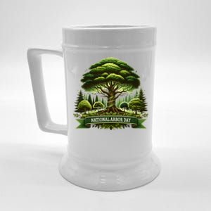 National Arbor Day Tree Care Happy Arbor Day Funny Gift Beer Stein