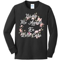 Nadie Me Ayuda En Esta Casa Funny Gift Kids Long Sleeve Shirt