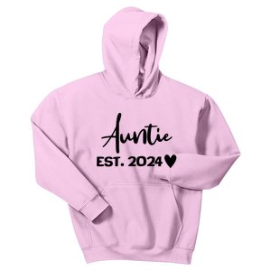 New Auntie Est. 2024 Kids Hoodie