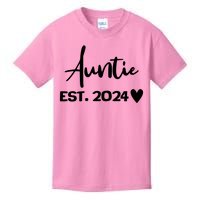 New Auntie Est. 2024 Kids T-Shirt