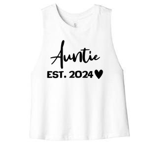 New Auntie Est. 2024 Women's Racerback Cropped Tank