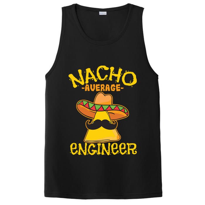 Nacho Average Engineer Engineering Professsion Cinco De Mayo PosiCharge Competitor Tank
