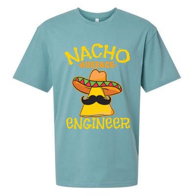 Nacho Average Engineer Engineering Professsion Cinco De Mayo Sueded Cloud Jersey T-Shirt