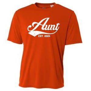 New Aunt Est 2024 Sporty Family Cooling Performance Crew T-Shirt