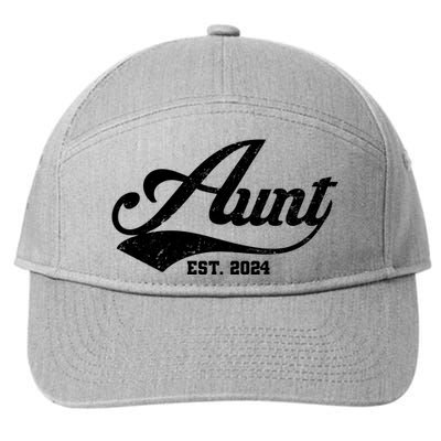 New Aunt Est 2024 Sporty Family 7-Panel Snapback Hat