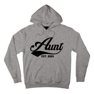 New Aunt Est 2024 Sporty Family Tall Hoodie