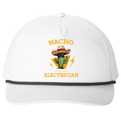 Nacho Average Electrician Electrical Worker Joke Snapback Five-Panel Rope Hat