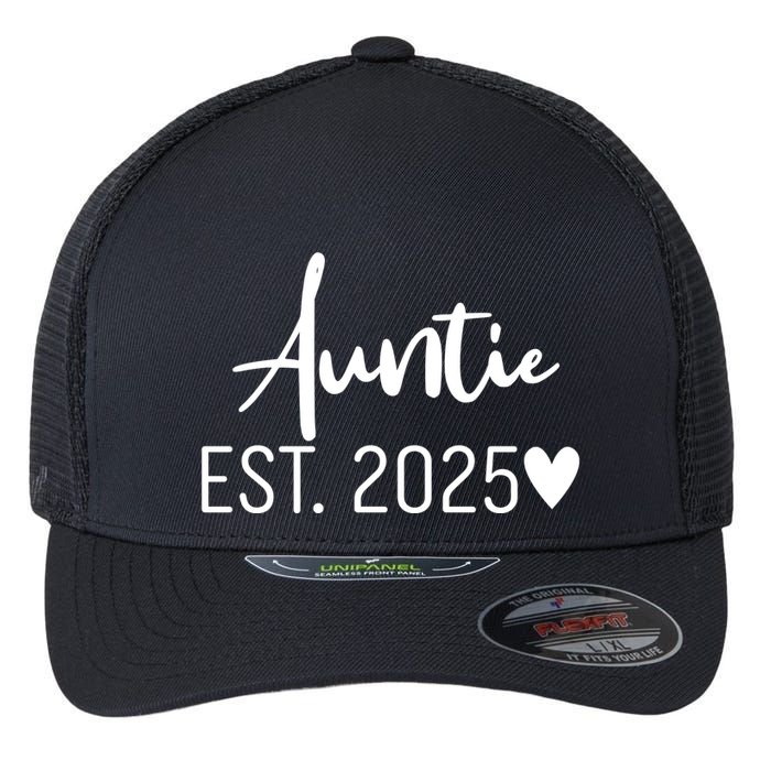 New Auntie Est. 2025 Flexfit Unipanel Trucker Cap