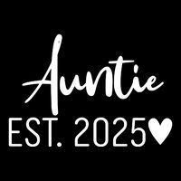 New Auntie Est. 2025 Flexfit Unipanel Trucker Cap