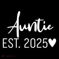 New Auntie Est. 2025 Tall T-Shirt