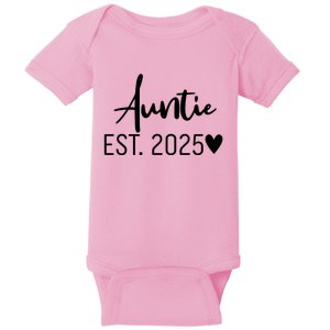 New Auntie Est. 2025 Baby Bodysuit