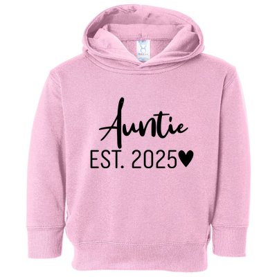 New Auntie Est. 2025 Toddler Hoodie