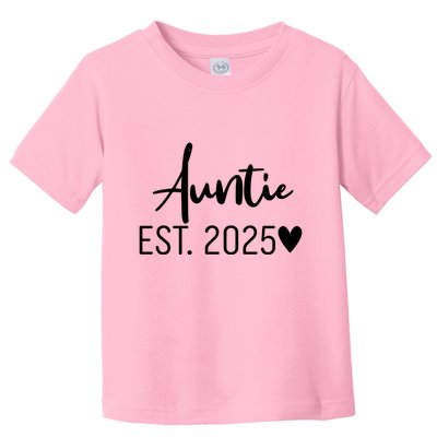 New Auntie Est. 2025 Toddler T-Shirt