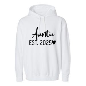 New Auntie Est. 2025 Garment-Dyed Fleece Hoodie