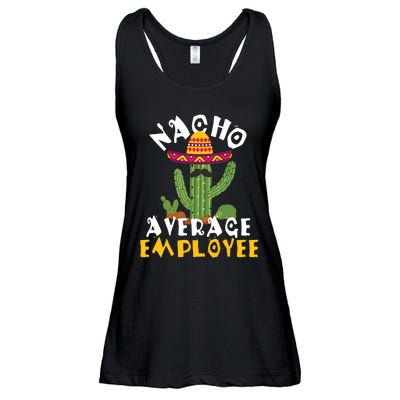 Nacho Average Employee Boss Staff Employee Appreciation Ladies Essential Flowy Tank